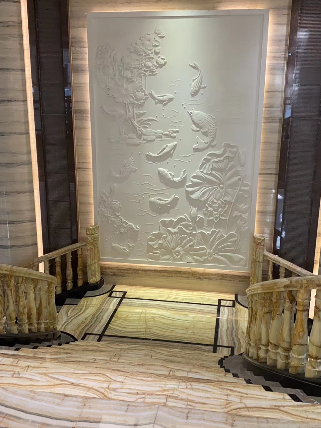 雪花白大理石室內裝修